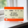 Personalised Train Ticket Anniversary Gift, thumbnail 3 of 4