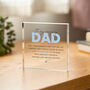 Amazing Dad Personalised Father's Day Plaque Gift, thumbnail 2 of 4