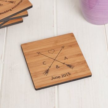 Personalised New Home Coaster Set, 4 of 5