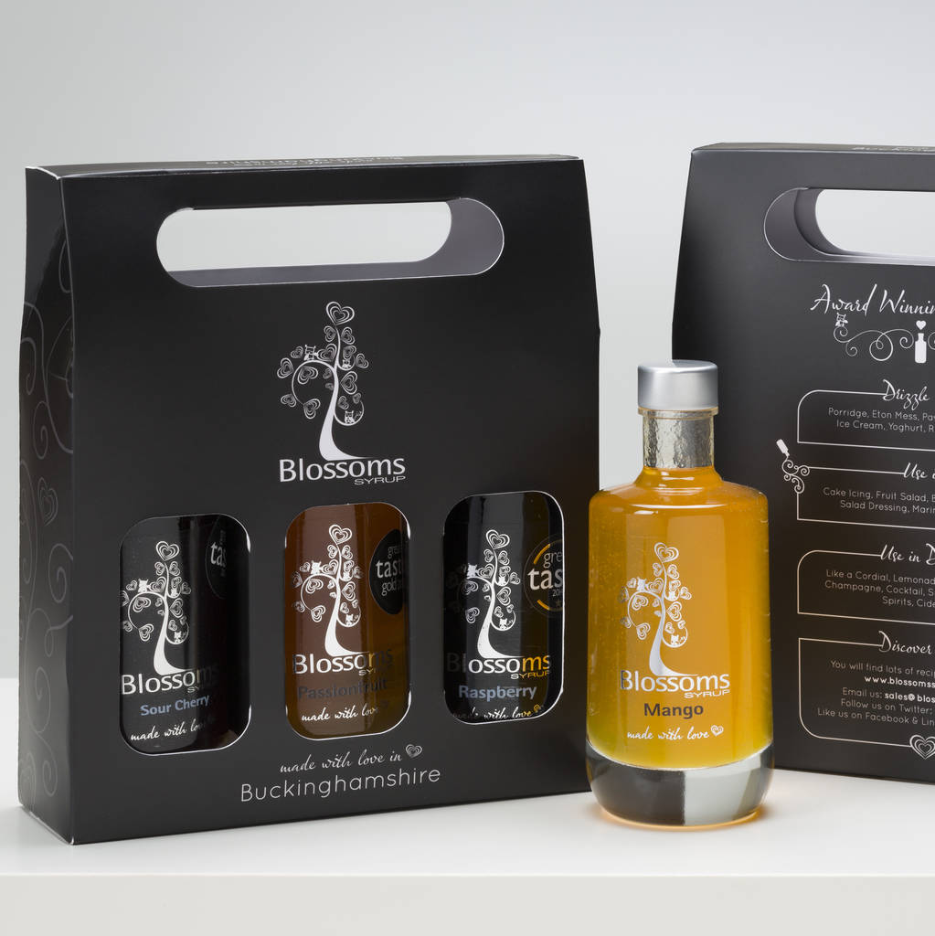 British Premium Syrups Gift Box With Recipe Cards, 1 of 6