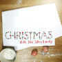 Personalised Holly Berry Tea Towel, thumbnail 2 of 3
