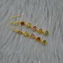 Mixed Tourmaline Sterling Silver Dangle Earrings, thumbnail 5 of 12