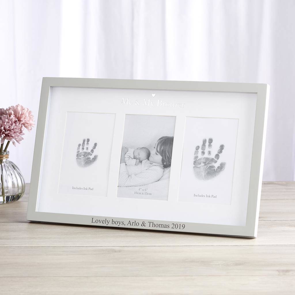 Personalised 'me And My Brother' Triple Photo Frame By My 1st Years