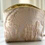 Silk Brocade Lavender Make Up Bag, thumbnail 4 of 6