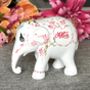 Mother's Love Hand Painted Celebration Elephant, thumbnail 1 of 12