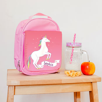 Children's Personalised Magical Unicorn Lunch Bag, 2 of 12