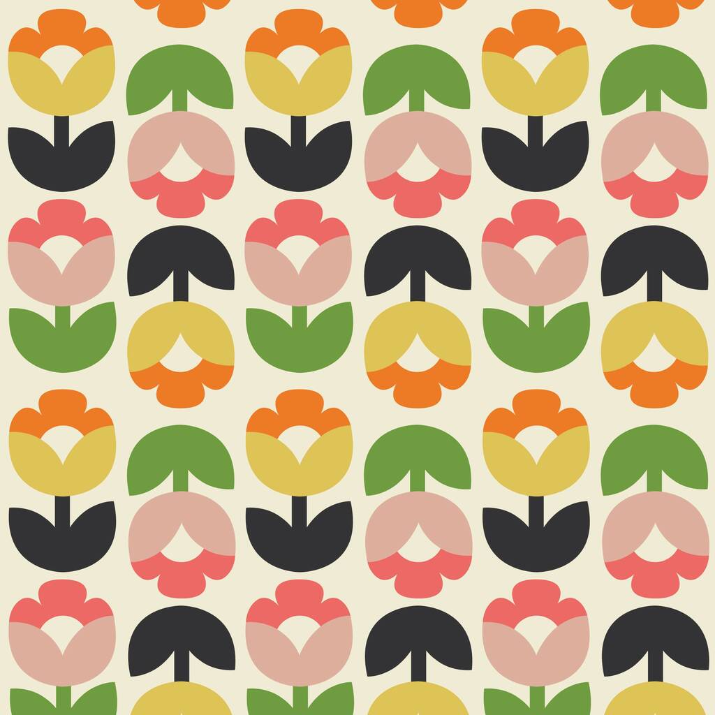 Tulip Bloom Wrapping Paper By all things Brighton beautiful ...