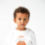 Child's Halloween 'Mama's Pumpkin' Personalised Embroidered Sweatshirt Jumper, thumbnail 3 of 6