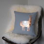 Personalised Rose Gold Llama Cushion, thumbnail 3 of 3
