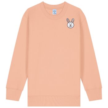 Childrens Organic Cotton Bunny Sweatshirt, 5 of 12