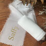 Personalised White Hand Frayed Christmas Gifting Ribbon, thumbnail 4 of 7