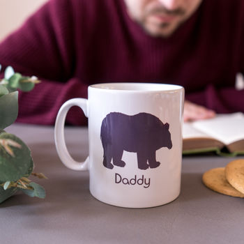 Personalised Daddy Bear Men's T Shirt, 3 of 6