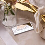 Personalised Mirror Silver Wedding Place Setting, thumbnail 2 of 3