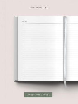 Personalised A5 Hardback Daily Productivity Planner, 6 of 10