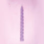 Sugared Lilac Swirl Candle Pack, thumbnail 2 of 3