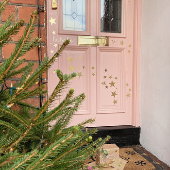 Christmas Star Door/Wall Stickers, 6 of 12