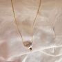 Baroque Pearl Lightning Cloud 16k Gold Plated Necklace, thumbnail 4 of 4