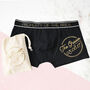 Groom's Property Of The Bride, Wedding Date Boxers, thumbnail 1 of 4