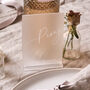 Personalised Frosted Wedding Table Names, thumbnail 2 of 3