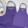 Mother And Child Personalised Matching Aprons, thumbnail 2 of 5