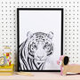 Tiger Art Print, thumbnail 2 of 8