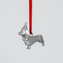 Dachschund Pewter Christmas Decoration, thumbnail 4 of 4