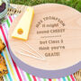 Personalised Wooden Cheese Board For Teachers, thumbnail 1 of 4