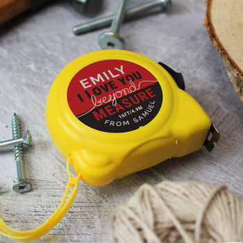 Personalised Beyond Measures Tape Measure, 2 of 5