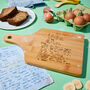 Personalised Handwriting Recipe Chopping Board For Her, thumbnail 2 of 9