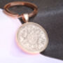 1966 60th Birthday Two Shilling Keyring Gift, thumbnail 3 of 4
