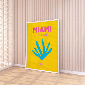 Miami Beach Travel Print, 2 of 3