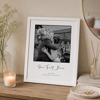 Personalised First Anniversary Song Lyric Print, 2 of 11