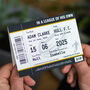 Personalised Rugby Ticket Card For Dad, thumbnail 1 of 5