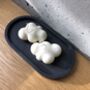 Oval Coaster Display Tray | Concrete Jesmonite, thumbnail 5 of 9