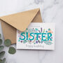'Super Sister' Birthday Card, thumbnail 2 of 2