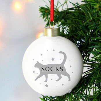 Personalised Cat Bauble, 5 of 5