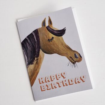 Happy Birthday Horse Birthday Card, 6 of 7