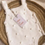 Baby Bobble Knitted Romper In Three Colours, thumbnail 6 of 7