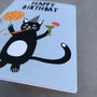 Happy Birthday Cat Greetings Card, thumbnail 2 of 8