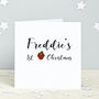 First Christmas Personalised Card, thumbnail 1 of 2