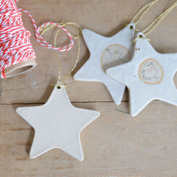 Christmas Illustrated Star Hanging Decoration, 5 of 5