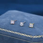 Sterling Silver Tiny Cz Stud Earrings, thumbnail 7 of 12