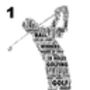 Golfer Personalised Print, thumbnail 2 of 4