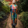 Reflections Kimono Robe With Art Print, thumbnail 4 of 8