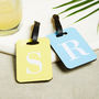 Alphabet Initial Luggage Tag Airport Tag, thumbnail 1 of 5