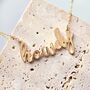 Howdy Script Necklace In Stainless Steel, thumbnail 1 of 3