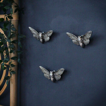Silver Bee Wall Ornament, 2 of 5
