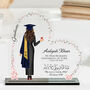 Personalised Graduation Muslim Heart Plaque Gift, thumbnail 1 of 11