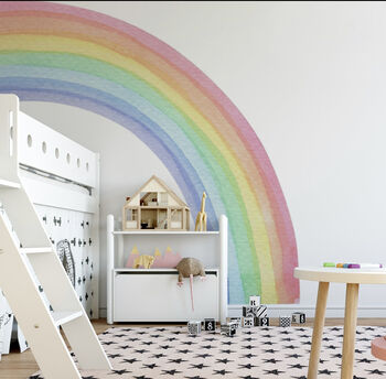 Colourful Rainbow Removable Wall Sticker, 2 of 12