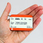 Personalised Train Ticket Keyring For Aunt, thumbnail 2 of 2